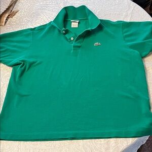 Lacoste Men's Emerald Green Piqué Polo Shirt XL in EUC!!